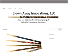 Tablet Screenshot of blownawayinnovations.com